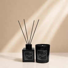 Consept Vanilya Kokulu Dekoratif Oda Kokusu Seti - 150G Kokulu Mum & 100ML Çubuklu Oda Kokusu (Siya