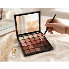 Rose 25 Renkli Sıcak Tonlar Far Paleti - Mat, Işıltılı ve Simli Göz Farı Seti (Warm Tones)