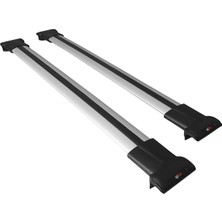 Accessorypart Jeep Cherokee (Kl) 2014 ve Sonrası ile Uyumlu Fly Model Ara Atkı Tavan Barı Gri