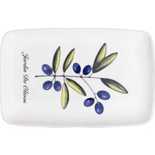 Gndz Home [marka] Olivos Dikdörtgen Servis Tabağı 31X20 cm OVS0015