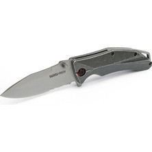 Swiss Tech Aluminum Serrated Çakı ST014005