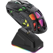 Jedel GWH-111 Manyetik Şarjlı Bt+2.4ghz 12000 Dpi Ultra Hafif Şarjlı Kablosuz Oyuncu Mouse Oyunc