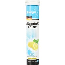 Çinko & Vitamin C (400 Mg) Efervesan Tablet Takviye Edici Gıda