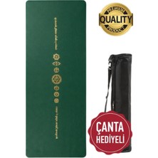 Kauçuk Yüzey Yoga Matı Premium Quality 5 mm Yeşil