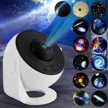 13'ü 1 Arada Yıldızlı Gökyüzü Projektörü, 13 Gezegen Diskleri, Planetaryum Projektörü, Hd