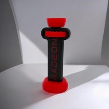 Ayarlanabilir Ekran Kartı Tutucu Radeon Logolu, Ekran Kartı Destek Aparatı, Gpu 1 Adet