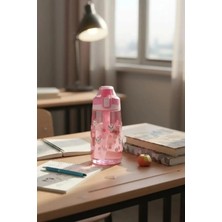 Gndz Home Mınıso Marie Lisanslı Silikon Tutacaklı Tritan Şişe 500ML, 2016926010106