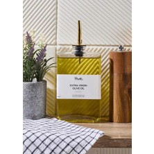 Cam Yağdanlık - Sosluk, Sirkelik - Gold Başlık - 350 ml