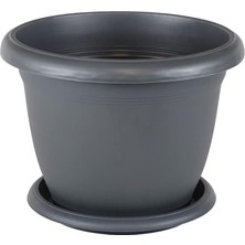 Villa Saksı Set No: 9 22 Litre, 42 Cm, Antrasit