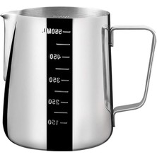 ® Paslanmaz Çelik Sütlük - Barista Süt Isıtıcı & Köpürtücü | Latte Art Pitcher | Küçü