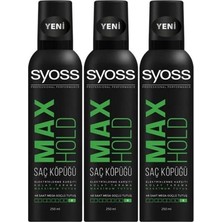 Syoss Köpük Maximum Tutuş 250ML X3