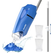 Yousky Şarjlı Havuz El Süpürgesi 68 Litre/dakika Akış Hızıyla Tortuları, Yaprakları ve Kir
