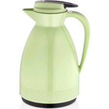 Çift Katmanlı Cam Termos, 1 Litre Kapasiteli, Isıya Dayanıklı, Piknik, Kamp, Ofis, Kafe ve Ev K