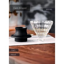 Cam Dripper Ayarlanabilir Filtreli Kahve Çekirdeği Ayrıştırma 200 ml