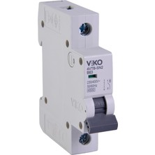 4VTB-1B63 Otomatik Sigorta 4,5ka B Tipi 1 Kutup 63A