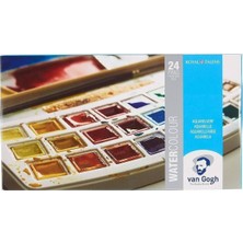 24'lü Tablet Sulu Boya Seti, Plastik Kutulu