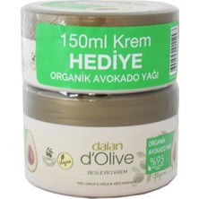 D'olive Besleyici Organik Avokado Yağlı Kremi 250 ml 150 ml Hediye