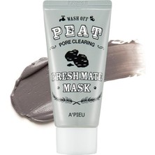 Gözenek Temizleyici Kil ve Kömür Maskesi 50ML Apıeu Fresh Mate Peat Mask (Pore Clearing)