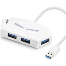 Hace Bazaar USB 3.0 Hub Rgb 4 Port 5 Gbps 1.2 M HDX7051
