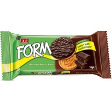 Form Bitter Çikolata Kaplı Lifli Bisküvi 50 G x 24 Adet