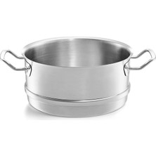 Gndz Home Fissler Orijinal Profesyonel Koleksiyon/paslanmaz Çelik Buhar Elemanı (Ø 24 Cm) Tencere Buhar Inceltici Seti, Indüksiyon Buhar Pişirici Delikli - Indüksiyon