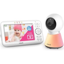 Uyarlanabilir Gece Lambalı 5'' Görüntülü Bebek Monitörü - VM5254