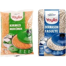 Kırmızı Mercimek 1 kg & Dermason Fasulye 500 gr
