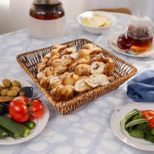 Çok Amaçlı Kare Sepet – Ekmeklik, Meyve Sepeti, Organizer, Modern Tasarım, Mutfak ve Sofra Kul