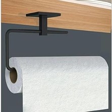 Gndz Home Yapışkanlı Kağıt Havlu Askısı, Metal, Modern Tasarım,solo Peçetelik Havluluk, Duvar Veya Dolap Altı Montaj,delmeden Vidalamadan Kolay ve Pratik Montaj