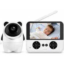 Bebek Güvenlik Kamerası, 2.4 Ghz Wifi Canlı Izlemeli Monitörlü Bebek Izleme Kamerası, Tam Re
