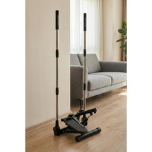 Pro Serisi Hidrolik Dirençli Kollu Stepper | Çelik Şase | Sessiz Step Spor Aleti