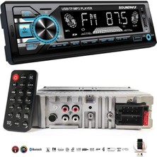Soundmax SX-MX1289 Araç Oto Teyp 4X50 Watt Bt Senkronizasyon 2xusb Tf Aux Fm 7 Renk Ekranlı