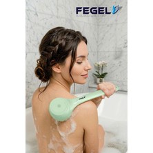 Fg-18 3 Başlıklı Şarjlı Duş Fırçası – Çok Fonksiyonlu Vücut Temizleme/vücut Temizleme,