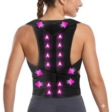 Dik Duruş Korsesi Çift Balenli Unisex Kamburluk Önleyici Sırt Omuz Bel Destekli Korse