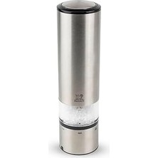 Gndz Home Peugeot Elis Sense Elektrikli Tuz Değirmeni 27179, Öğütme Derecesi Ayarı U'select, LED Işık, Paslanmaz Çelik, Yükseklik: 20 cm