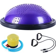 Dikenli Masaj Nokta Bosu Ball Denge Yarım Pilates Yoga Topu