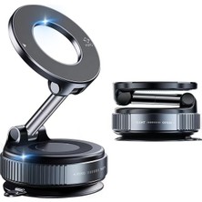 Yaokeep Vakum Manyetik Araç Telefonu Tutacağı, 360 ° Ayarlanabilir Manyetik Telefon Tutacağı,