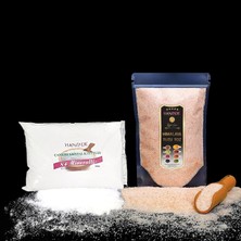 Çankırı Tuzu 1 kg + Himalaya Tuzu 1 kg Toz Öğütülmüş Doğal Kaya Tuzu Seti