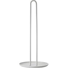 Gndz Home Zone Denmark Singles Kağıt Havlu Tutucu, Ayakta, Metal Kağıt Tutucu, Çap 14,5 Cm, Yükseklik 32 Cm, Sıcak Gri