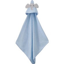 Elefun Friends 3D Kapüşonlu Bebek Havlusu – 3D Fil Nakışlı,soft Cotton, 80X90 Cm, 0–12 Ay (