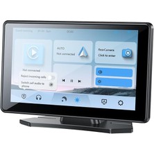 Multimedya Araç Sistemi - Bt5.0 Dahili Mikrofonlu 7 Inç 60Hz Hd Ekranlı Taşınabilir Navigasyon,