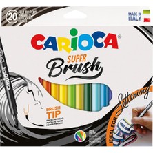 Super Brush Keçeli Boya Kalemi 20'li