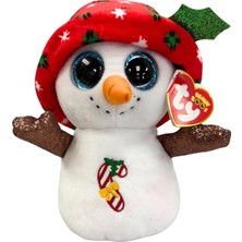 Beanie Boos Brrrnie Peluş Oyuncak Beyaz Ayı Büyük Gözlü 15 cm