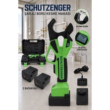 SCHUTZENGER S1-2040W 3 Amper Şarjlı Dijital Göstergeli Boru Kaynak Makinesi Pro Seri Yeşil