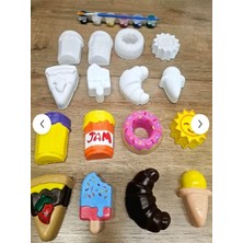 Eğitici Etkinlik Taş Boyama Seti Yaz Neşesi 1 Iki Boyutlu 7 cm 8 Adet