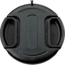 Jjc 55 mm Snap On/clip-On Objektif Kapağı Dslr Kamera Için Keeper ile Koruyucu Kapak - Siyah