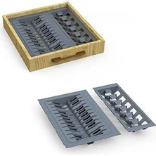 Gndz Home Tify Çekmece Içi Tabaklık ve Kaselik Düzenleyici (Yandan 3cm, Boydan 6cm Kesilebilir) 44X48 cm