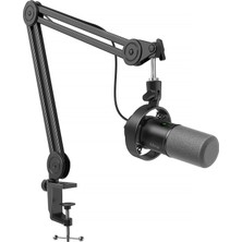 Boom Kol Standlı Dinamik Podcast Mikrofon Seti, Vokal Akışı Kaydetmek Için Stüdyo Xlr/usb Mikr