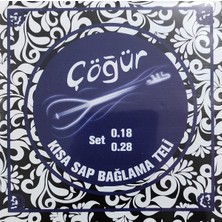Çöğür CGR18 Kısa Sap Saz Teli 0.18 Takım Bağlama Teli