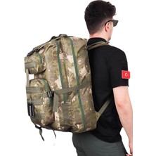 Outdoor Taktik 65 Lt Askeri Sırt Çantası - Dağcı Kamp Trekking, 65 Lt, ASKKRDK65CANTA, Kamuflaj